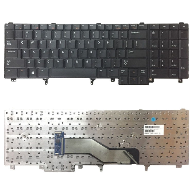 US Version Keyboard for Dell Latitude E6520 E6530 E6540 E5520 E5520M E5530 - Replacement Keyboards by PMC Jewellery | Online Shopping South Africa | PMC Jewellery