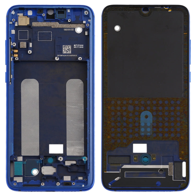 Front Housing LCD Frame Bezel Plate for Xiaomi Mi CC9 / 9 Lite(Blue) - free shipping - PMC TechLife - Order now!