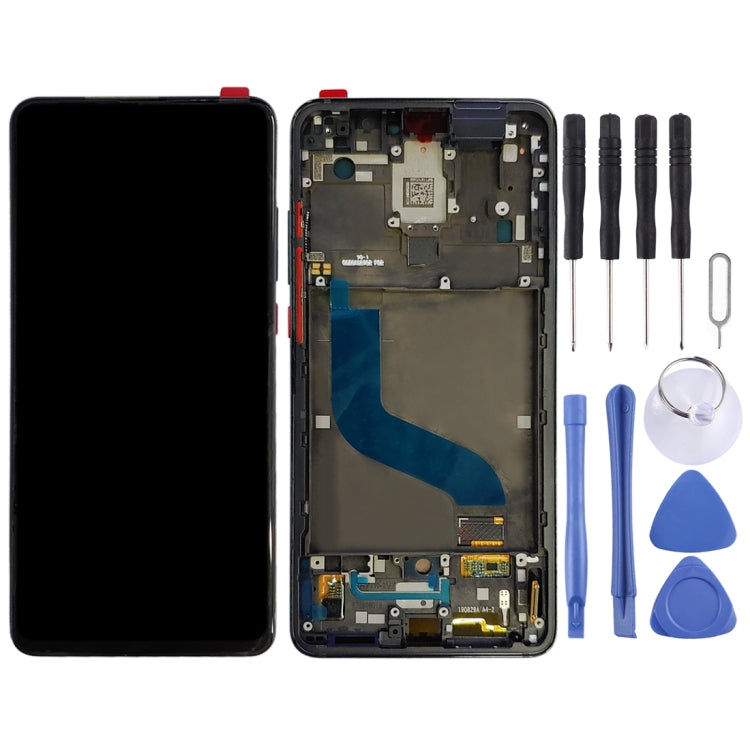 OLED LCD Screen for Xiaomi Redmi K20 / Redmi K20 Pro / 9T Pro Digitizer Full Assembly with Frame(Black) - free shipping - PMC TechLife - Order now!