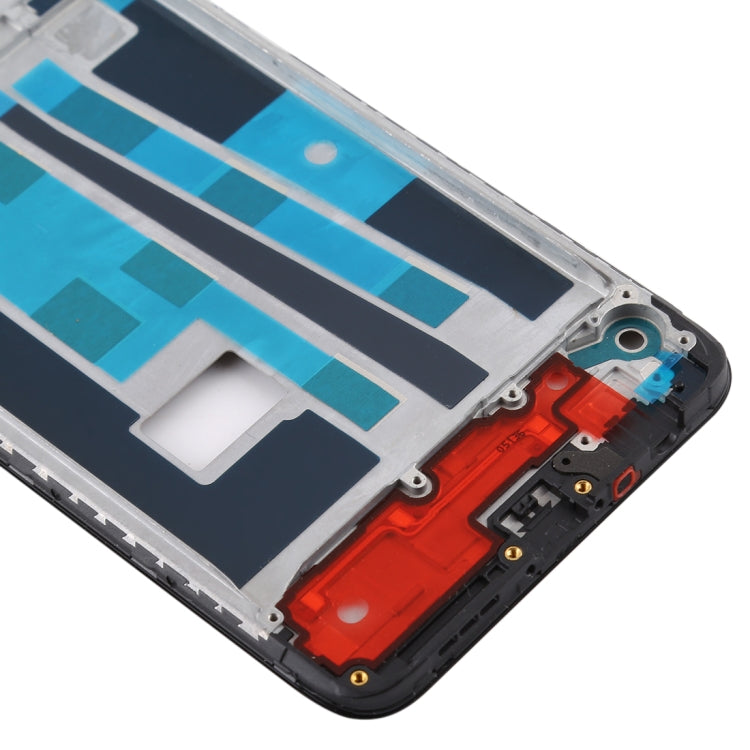 For OPPO A9 Front Housing LCD Frame Bezel Plate (Black) - Frame Bezel Plate by PMC TechLife | Online Shopping South Africa | PMC TechLife