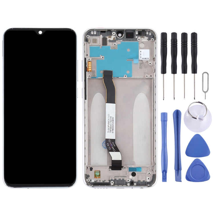 LCD Screen and Digitizer Full Assembly with Frame for Xiaomi Redmi Note 8(Silver) - free shipping - PMC TechLife - Order now!