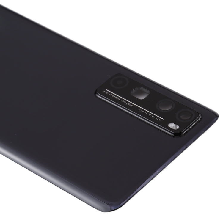 Original Battery Back Cover with Camera Lens Cover for Huawei Nova 7 Pro 5G(Black) - Back Cover by PMC TechLife | Online Shopping South Africa | PMC TechLife