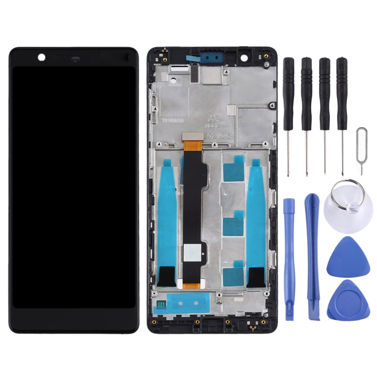 TFT LCD Screen for Nokia 5.1 TA-1061 TA-1075 TA-1076 TA-1088 TA-1081 Digitizer Full Assembly with Frame (Black) - LCD Screen by PMC Jewellery | Online Shopping South Africa | PMC Jewellery