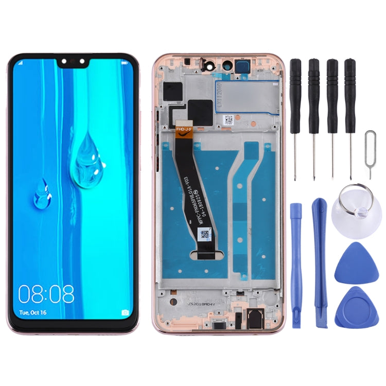 OEM LCD Screen for Huawei Y9 (2019) Digitizer Full Assembly with Frame(Gold) - LCD Screen by PMC Jewellery | Online Shopping South Africa | PMC Jewellery