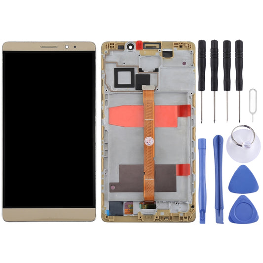 OEM LCD Screen for Huawei Mate 8 Digitizer Full Assembly with Frame(Gold) - LCD Screen by PMC Jewellery | Online Shopping South Africa | PMC Jewellery