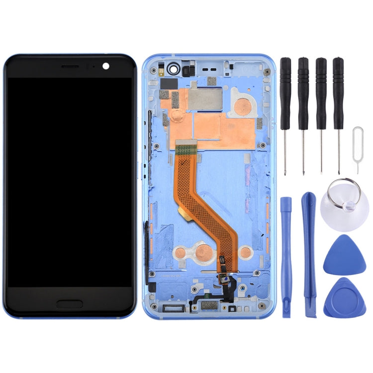 Original LCD Screen for HTC U11 Digitizer Full Assembly with Frame (Blue) - LCD Screen by PMC Jewellery | Online Shopping South Africa | PMC Jewellery