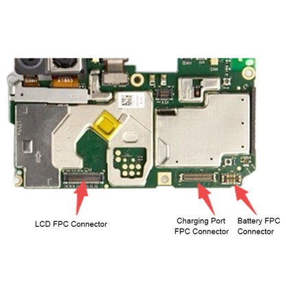 For Huawei P Smart / Enjoy 7S 10PCS Motherboard LCD Display Touch Screen FPC Connector - FPC Connector by PMC Jewellery | Online Shopping South Africa | PMC Jewellery