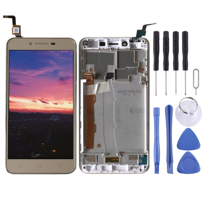 OEM LCD Screen for Lenovo Vibe K5 A6020A40 Digitizer Full Assembly with Frame (Gold) - LCD Screen by PMC Jewellery | Online Shopping South Africa | PMC Jewellery