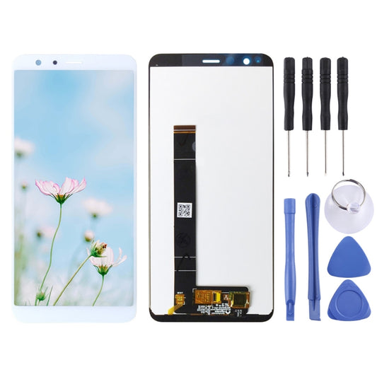 OEM LCD Screen for Asus Zenfone Max Plus (M1) X018DC X018D ZB570TL with Digitizer Full Assembly (White) - LCD Screen by PMC Jewellery | Online Shopping South Africa | PMC Jewellery