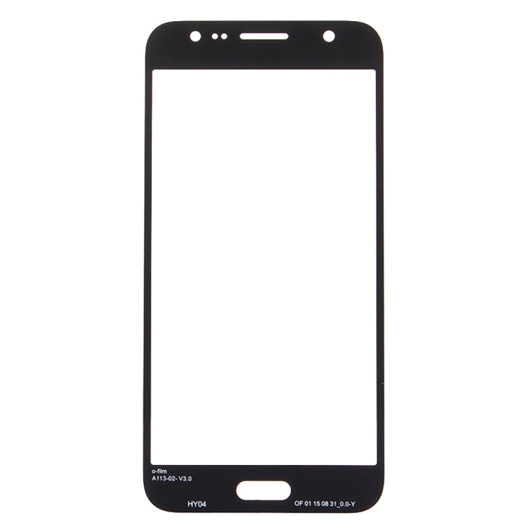 For Galaxy J7 / J700 Front Screen Outer Glass Lens (Black) - Outer Glass Lens by PMC Jewellery | Online Shopping South Africa | PMC Jewellery