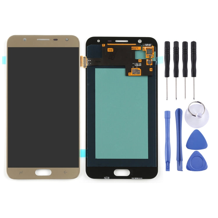 Original Super AMOLED LCD Screen for Galaxy J7 Duo / J720 with Digitizer Full Assembly (Gold) - LCD Screen by PMC Jewellery | Online Shopping South Africa | PMC Jewellery