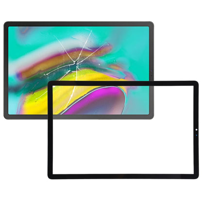 For Galaxy Tab S5e SM-T720 / SM-T725 Front Screen Outer Glass Lens (Black) - Outer Glass Lens by PMC Jewellery | Online Shopping South Africa | PMC Jewellery