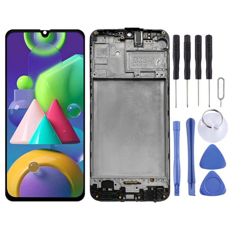 Original LCD Screen for Samsung Galaxy M21 SM-M215 Digitizer Full Assembly With Frame - LCD Screen by PMC Jewellery | Online Shopping South Africa | PMC Jewellery