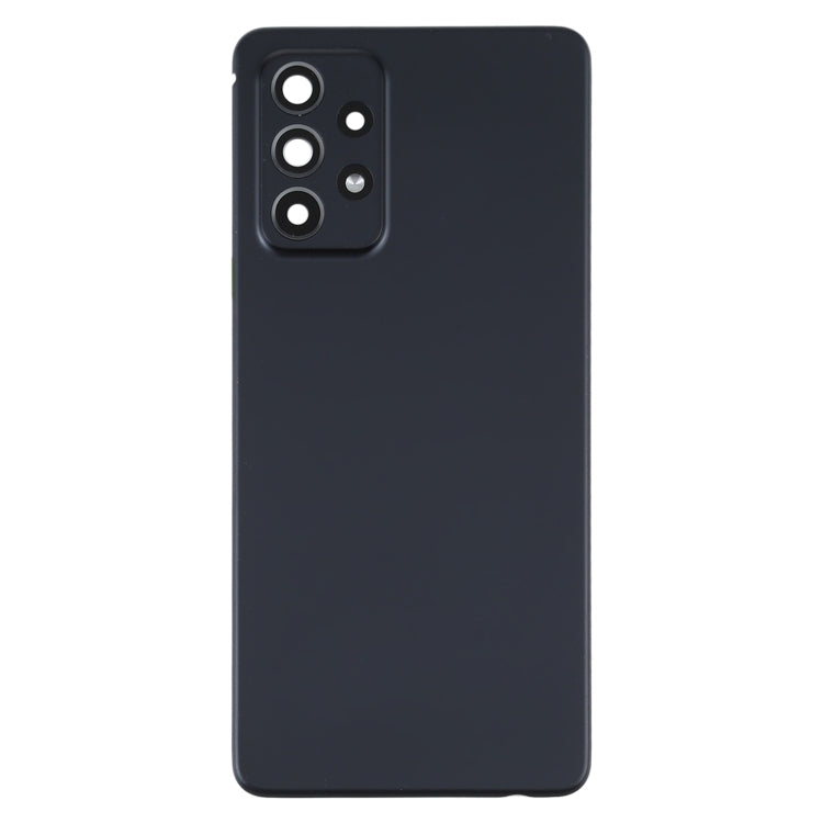 For Samsung Galaxy A52 5G/4G Battery Back Cover with Camera Lens Cover (Black) - Back Cover by PMC Jewellery | Online Shopping South Africa | PMC Jewellery