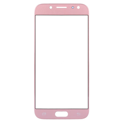 For Samsung Galaxy J7 (2017) / J730 10pcs Front Screen Outer Glass Lens (Rose Gold) - Outer Glass Lens by PMC Jewellery | Online Shopping South Africa | PMC Jewellery