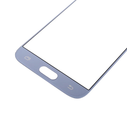 For Samsung Galaxy J3 (2017) / J330 10pcs Front Screen Outer Glass Lens (Blue) - Outer Glass Lens by PMC Jewellery | Online Shopping South Africa | PMC Jewellery