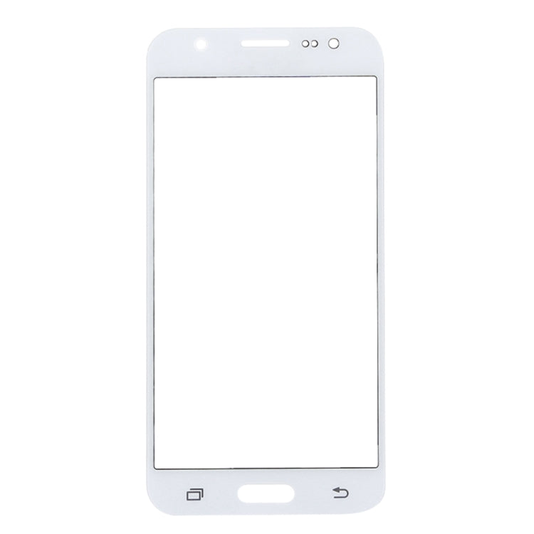 For Samsung Galaxy J7 / J700 10pcs Front Screen Outer Glass Lens (White) - Outer Glass Lens by PMC Jewellery | Online Shopping South Africa | PMC Jewellery