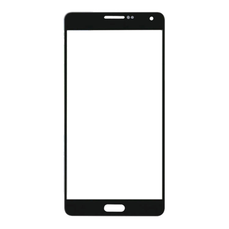 For Samsung Galaxy A7 (2015) 10pcs Front Screen Outer Glass Lens (Black) - Outer Glass Lens by PMC Jewellery | Online Shopping South Africa | PMC Jewellery