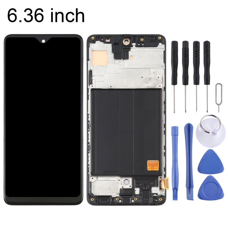 OLED LCD Screen for Samsung Galaxy A51 4G SM-A515(6.36 inch) Digitizer Full Assembly with Frame (Black) - LCD Screen by PMC Jewellery | Online Shopping South Africa | PMC Jewellery