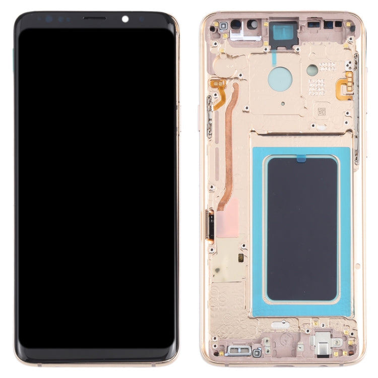 OLED LCD Screen for Samsung Galaxy S9+ SM-G965 Digitizer Full Assembly with Frame (Gold) - LCD Screen by PMC Jewellery | Online Shopping South Africa | PMC Jewellery