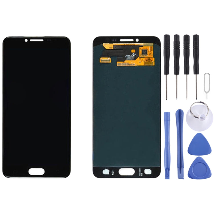 Original LCD Display + Touch Panel for Galaxy C5 / C5000(Black) - free shipping - PMC TechLife - Order now!