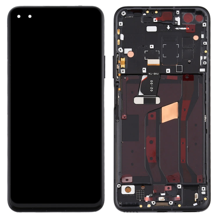 OEM LCD Screen for Huawei Nova 6 5G Digitizer Full Assembly with Frame(Black) - LCD Screen by PMC Jewellery | Online Shopping South Africa | PMC Jewellery