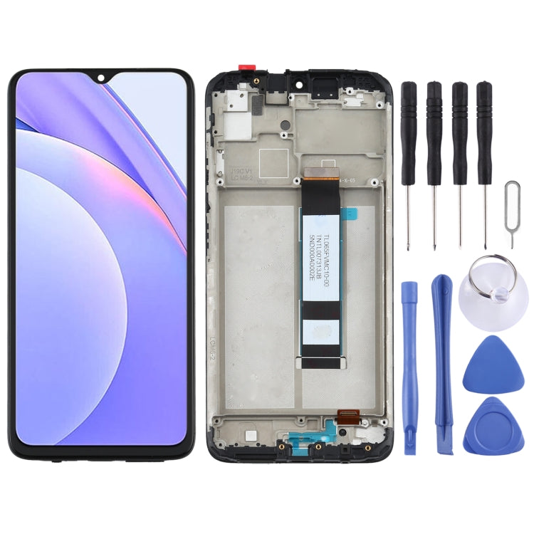 Original LCD Screen for Xiaomi Redmi Note 9 4G / Poco M3 / Redmi 9T / Redmi 9 Power Digitizer Full Assembly with Frame - free shipping - PMC TechLife - Order now!