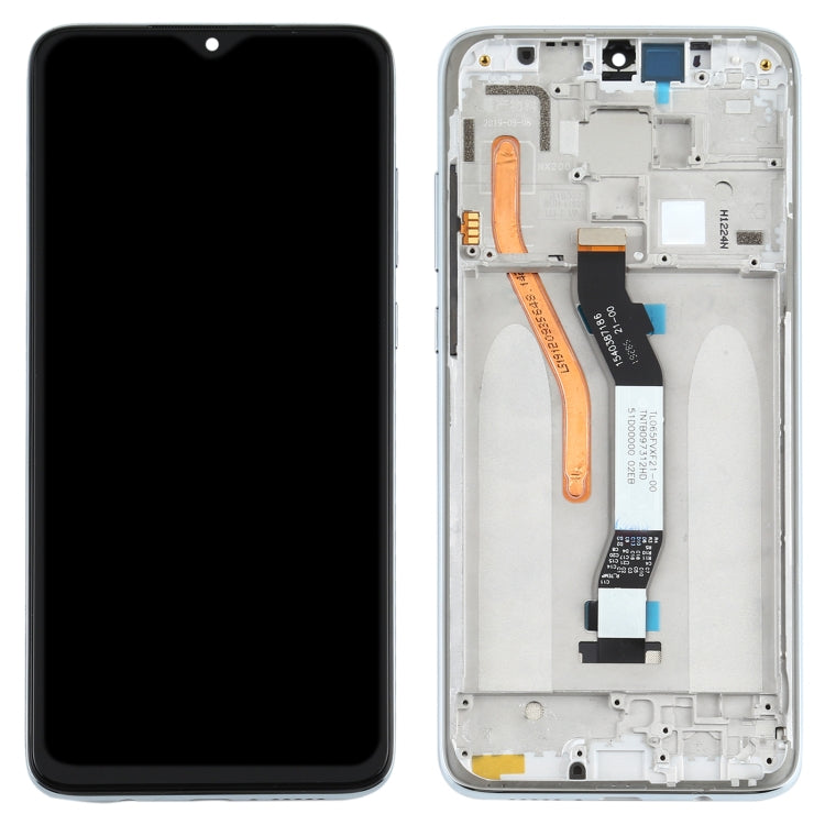 TFT LCD Screen for Xiaomi Redmi Note 8 Pro Single SIM Digitizer Full Assembly with Frame(Silver) - free shipping - PMC TechLife - Order now!