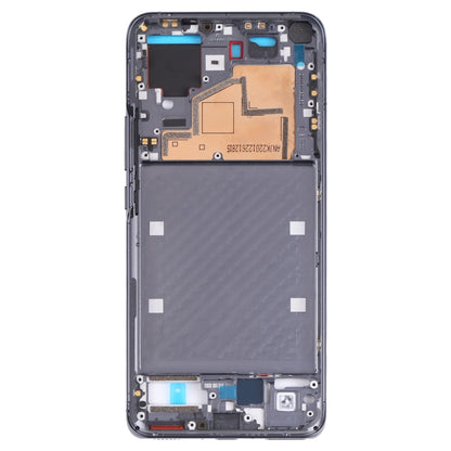 Original Front Housing LCD Frame Bezel Plate for Xiaomi Mi 11(Black) - Frame Bezel Plate by PMC Jewellery | Online Shopping South Africa | PMC Jewellery