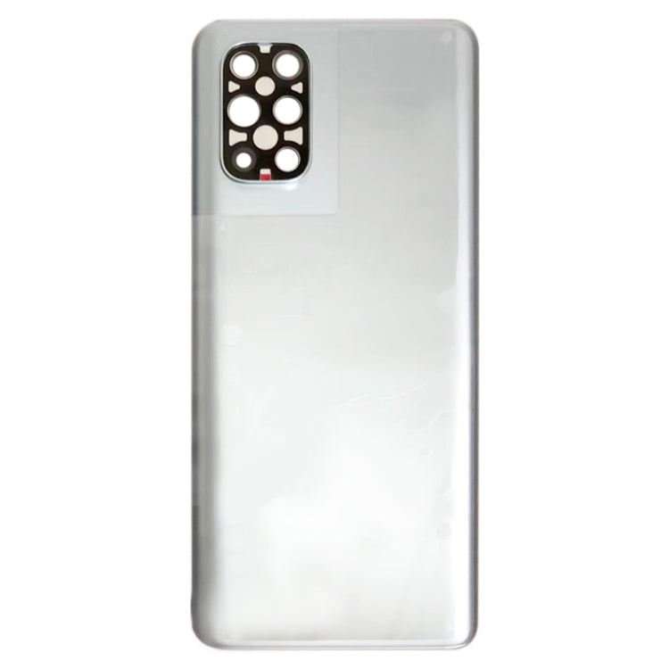 For OnePlus 8T+ 5G Battery Back Cover with Camera Lens Cover (Silver) - Back Cover by PMC TechLife | Online Shopping South Africa | PMC TechLife