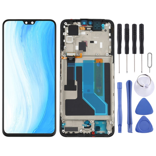 Original AMOLED Material LCD Screen and Digitizer Full Assembly with Frame for Vivo S7 V2020A - LCD Screen by PMC Jewellery | Online Shopping South Africa | PMC Jewellery