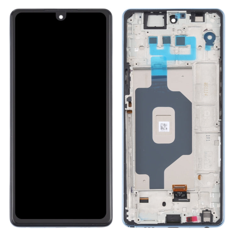 Original LCD Screen for LG Stylo 6 / K71 LMQ730TM LM-Q730TM LMQ730HA LM-Q730HA Digitizer Full Assembly with Frame (Blue) - For LG by PMC Jewellery | Online Shopping South Africa | PMC Jewellery