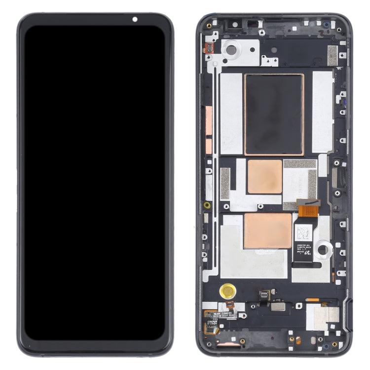 Original OLED LCD Screen for Asus ROG Phone 5 ZS673KS Digitizer Full Assembly with Frame（Black) - LCD Screen by PMC Jewellery | Online Shopping South Africa | PMC Jewellery