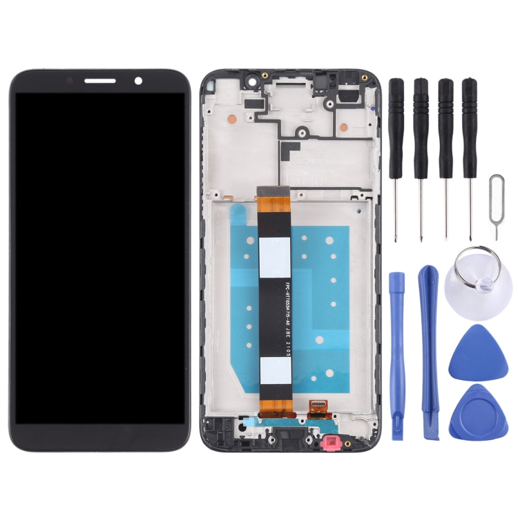 OEM LCD Screen for Huawei Y5p Digitizer Full Assembly With Frame(Black) - LCD Screen by PMC Jewellery | Online Shopping South Africa | PMC Jewellery