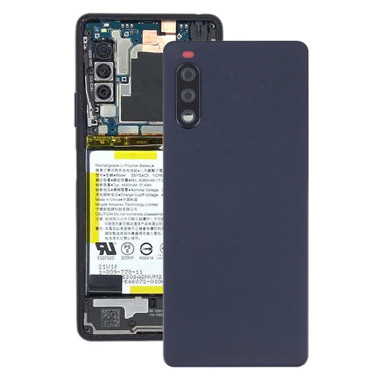 Battery Back Cover for Sony Xperia 10 III(Black) - Back Cover by PMC Jewellery | Online Shopping South Africa | PMC Jewellery