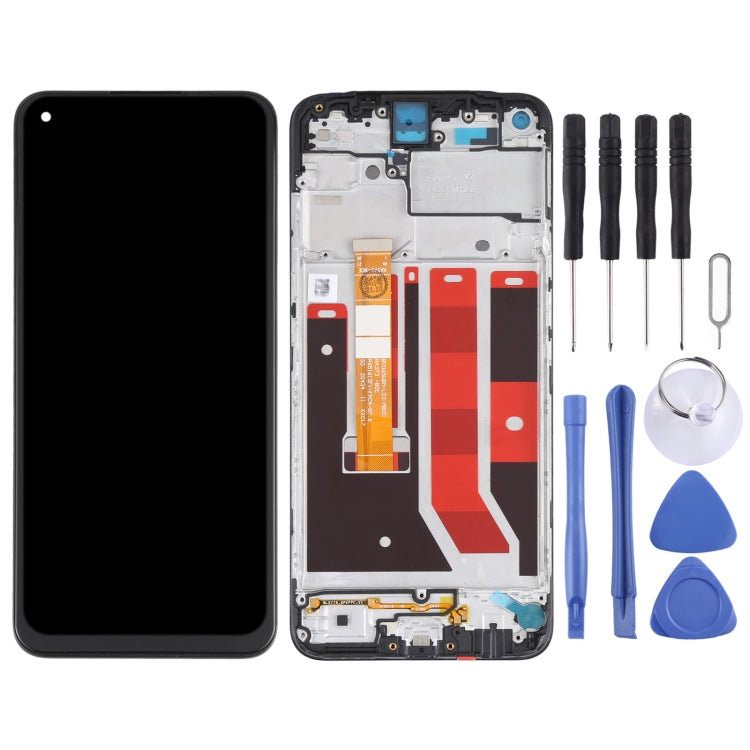 Original LCD Screen and Digitizer Full Assembly With Frame for OPPO A32 PDVM00 - LCD Screen by PMC Jewellery | Online Shopping South Africa | PMC Jewellery