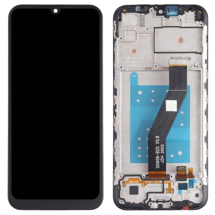 TFT LCD Screen for Motorola Moto E6S XT2053 XT2053-2 Digitizer Full Assembly with Frame (Black) - free shipping - PMC TechLife - Order now!