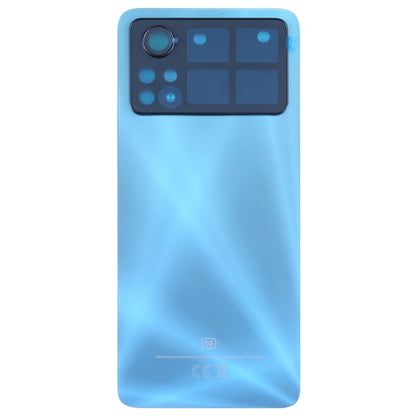 Original Battery Back Cover for Xiaomi Poco X4 Pro 5G (Blue) - Back Cover by PMC Jewellery | Online Shopping South Africa | PMC Jewellery