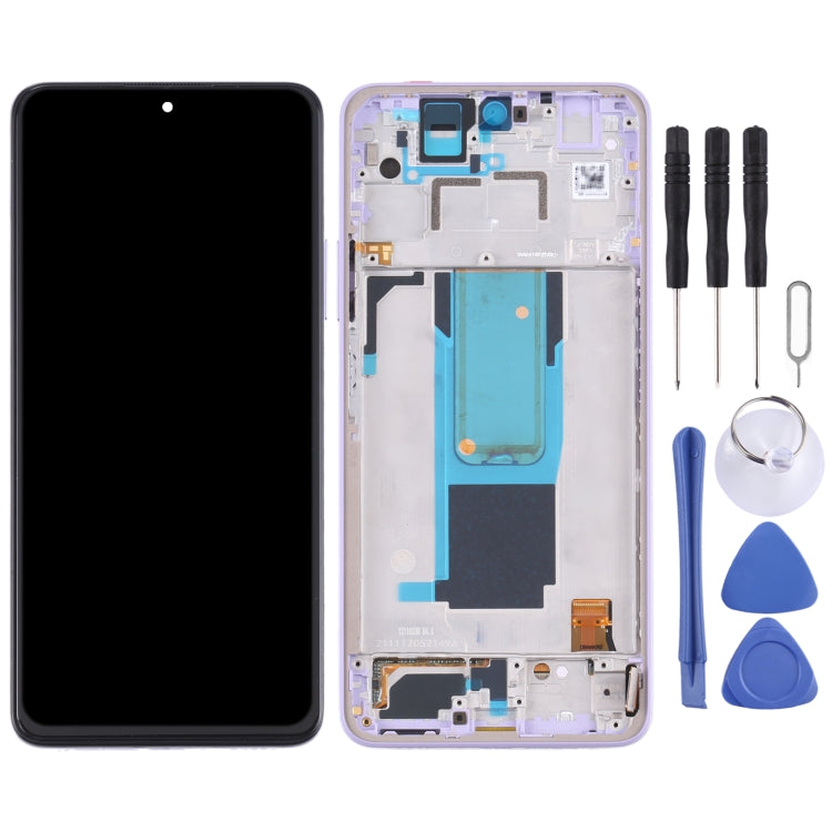 Original LCD Screen and Digitizer Full Assembly with Frame for Xiaomi Redmi Note 11 Pro China/Redmi Note 11 Pro+ 5G/11i/11i HyperCharge(Purple) - LCD Screen by PMC Jewellery | Online Shopping South Africa | PMC Jewellery