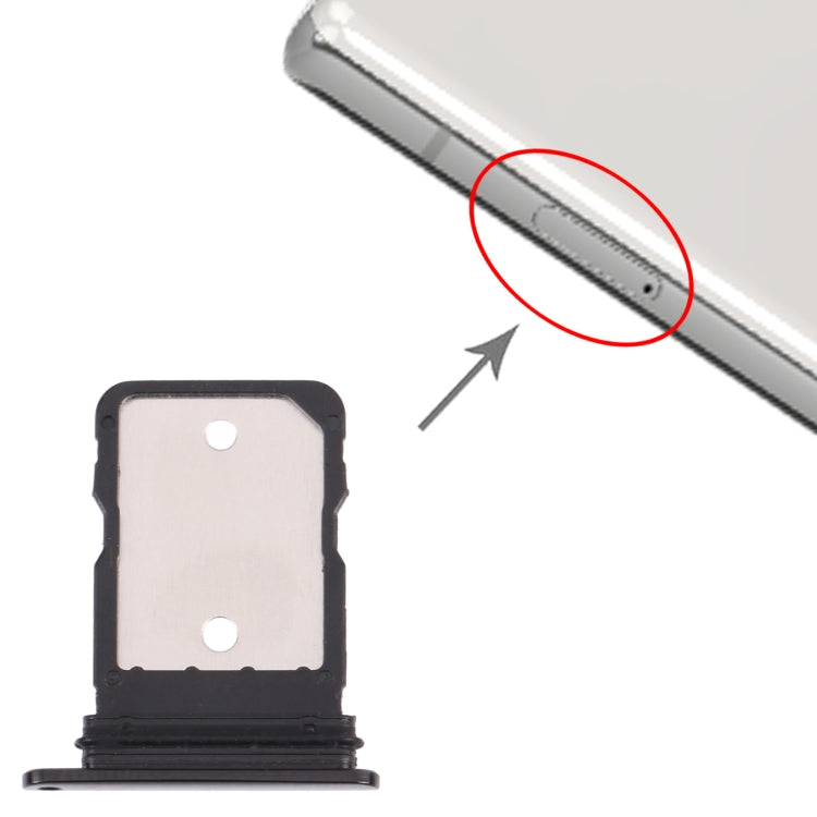 SIM Card Tray for Google Pixel 6 Pro (Black) - free shipping - PMC TechLife - Order now!