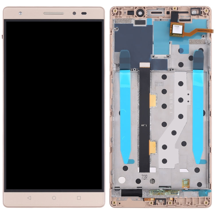 OEM LCD Screen For Lenovo Phab2 Plus PB2-670N PB2-670M PB2-670Y Digitizer Full Assembly with Frame (Gold) - free shipping - PMC TechLife - Order now!