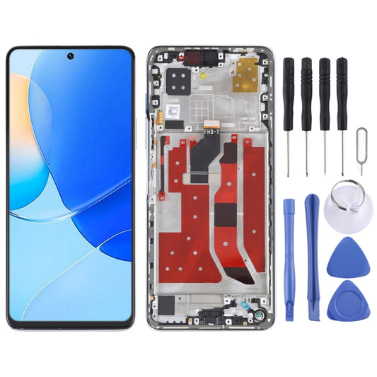 Original LCD Screen and Digitizer Full Assembly with Frame for Huawei Nova 9 SE(Silver) - LCD Screen by PMC Jewellery | Online Shopping South Africa | PMC Jewellery