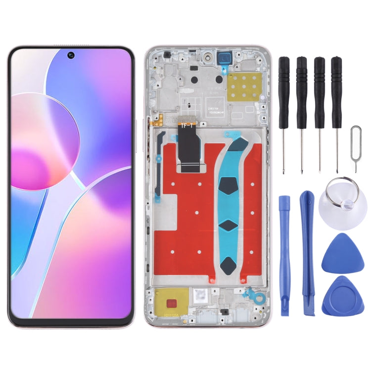 Original LCD Screen for Honor X30i Digitizer Full Assembly with Frame(Pink) - free shipping - PMC TechLife - Order now!