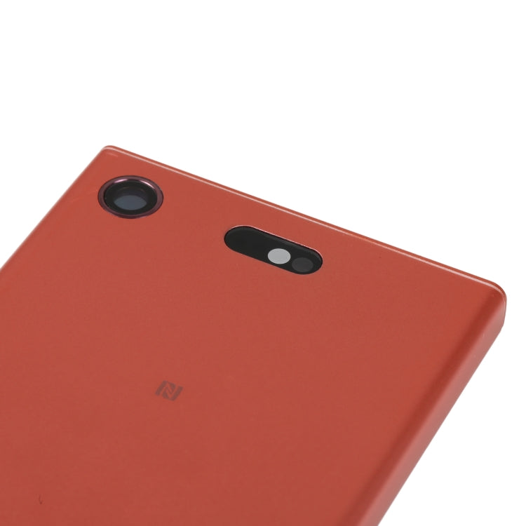 Original Battery Back Cover with Camera Lens Cover for Sony Xperia XZ1 Compact(Orange) - Back Cover by PMC TechLife | Online Shopping South Africa | PMC TechLife