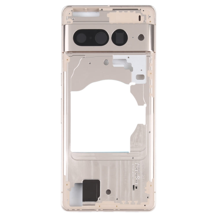 For Google Pixel 7 Front Housing LCD Frame Bezel Plate(Gold) - Frame Bezel Plate by PMC TechLife | Online Shopping South Africa | PMC TechLife