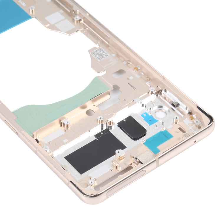 For Google Pixel 7 Front Housing LCD Frame Bezel Plate(Gold) - Frame Bezel Plate by PMC TechLife | Online Shopping South Africa | PMC TechLife