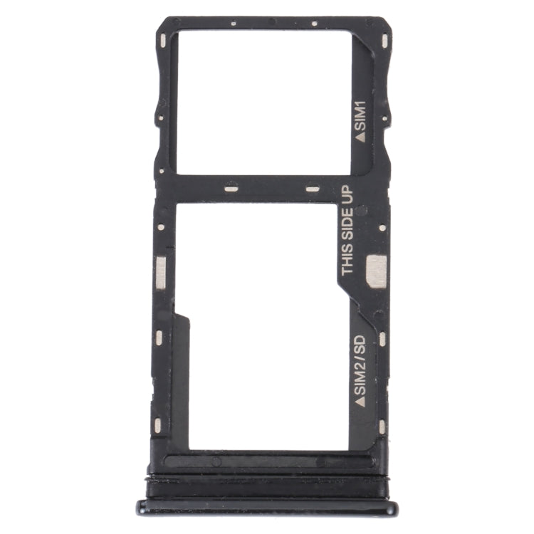 For TCL 20 5G Original SIM Card Tray + SIM / Micro SD Card Tray(Black) - For TCL by PMC Jewellery | Online Shopping South Africa | PMC Jewellery