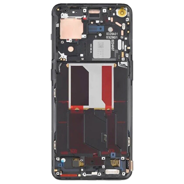 For OnePlus 10 Pro NE2210 NE2211 NE2213 Middle Frame Bezel Plate (Black) - Frame Bezel Plate by PMC Jewellery | Online Shopping South Africa | PMC Jewellery