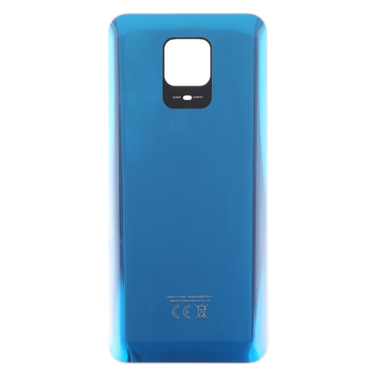 For Xiaomi Redmi Note 9 Pro Max OEM Glass Battery Back Cover(Blue) - Back Cover by PMC Jewellery | Online Shopping South Africa | PMC Jewellery