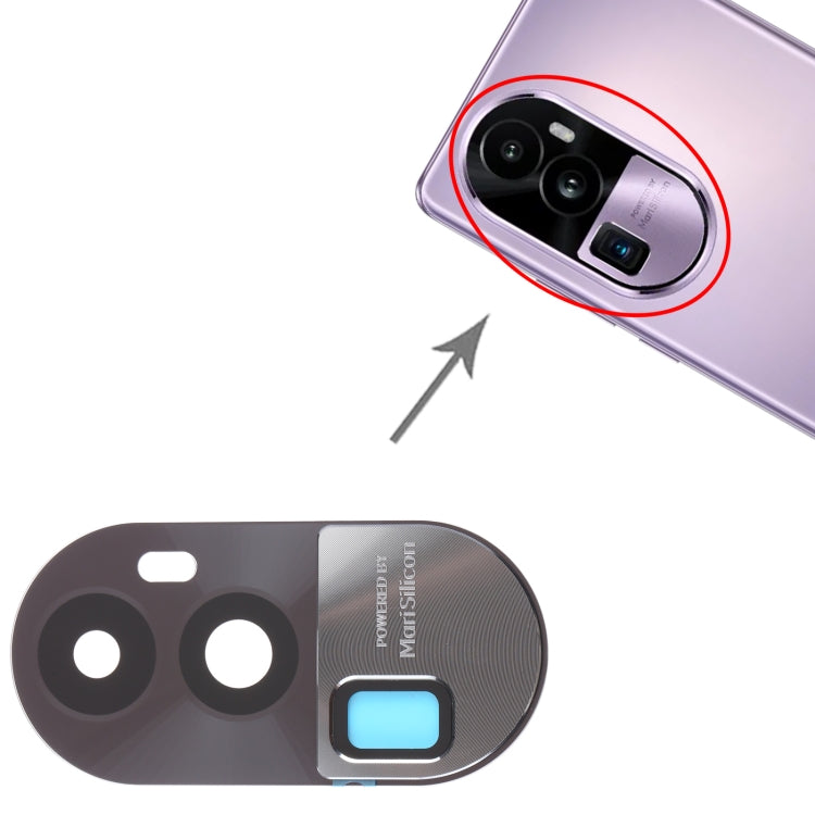 For OPPO Reno10 Pro+ Original Camera Lens Cover (Black) - Camera Series by PMC TechLife | Online Shopping South Africa | PMC TechLife | Buy Now Pay Later Mobicred